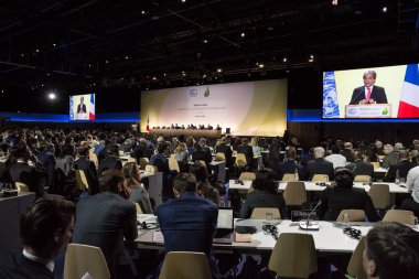 Work of press during UN Conference on Climate Change