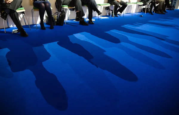 Work of press during UN Conference on Climate Change — Stock Photo, Image