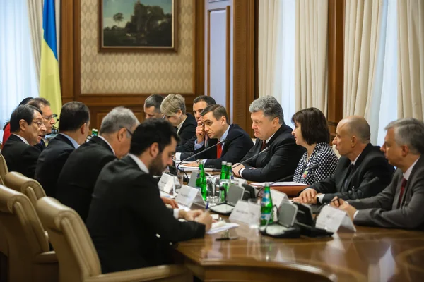 Petro Porochenko et Nicos Anastasiades — Photo