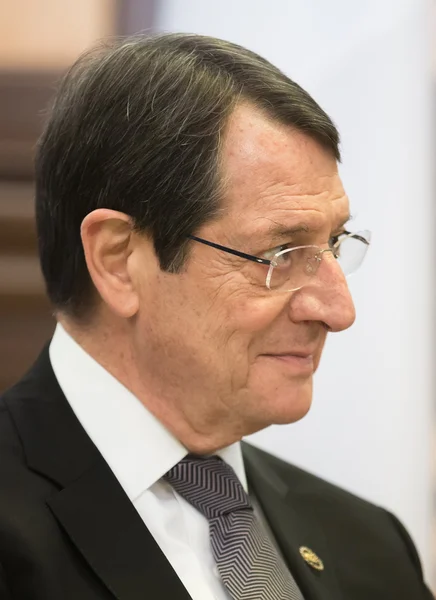 President of the Republic of Cyprus Nicos Anastasiades — Stock Photo, Image