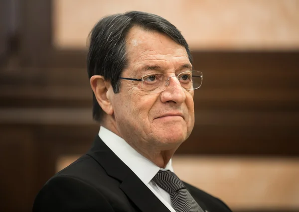 Presidente de la República de Chipre Nicos Anastasiades — Foto de Stock