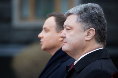 Petro Poroshenko and Andrzej Duda. Meeting in Kiev.