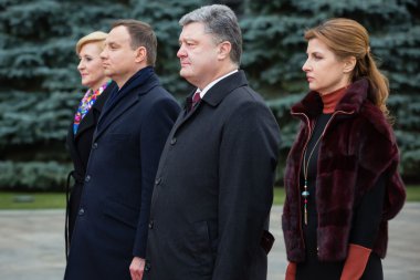 Petro Poroshenko and Andrzej Duda. Meeting in Kiev.
