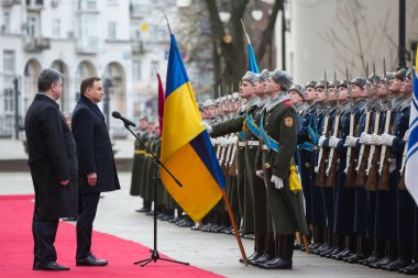 Petro Poroshenko and Andrzej Duda. Meeting in Kiev.