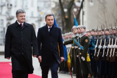 Petro Poroshenko and Andrzej Duda. Meeting in Kiev.
