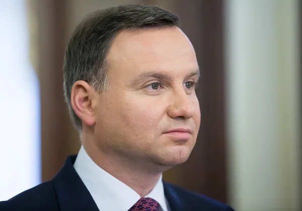 Presidente da República da Polónia Andrzej Duda — Fotografia de Stock