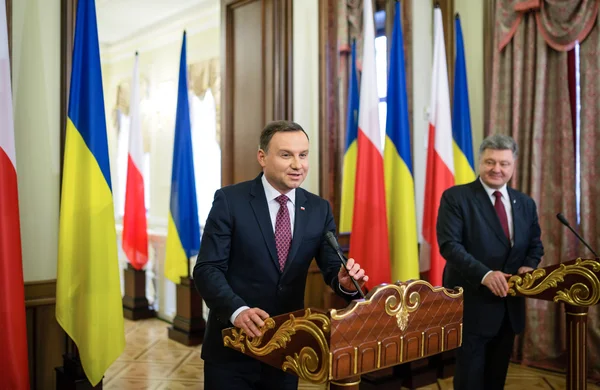 President of the Republic of Poland Andrzej Duda — Stock Photo, Image