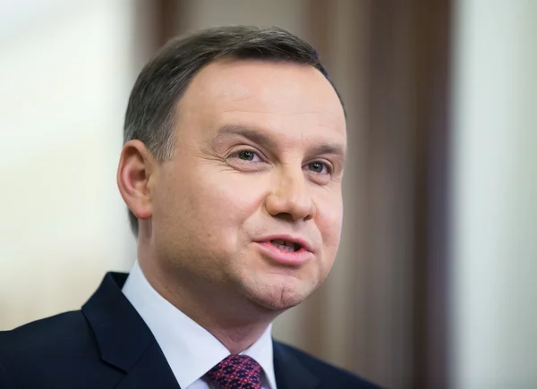 President of the Republic of Poland Andrzej Duda — Stock Photo, Image