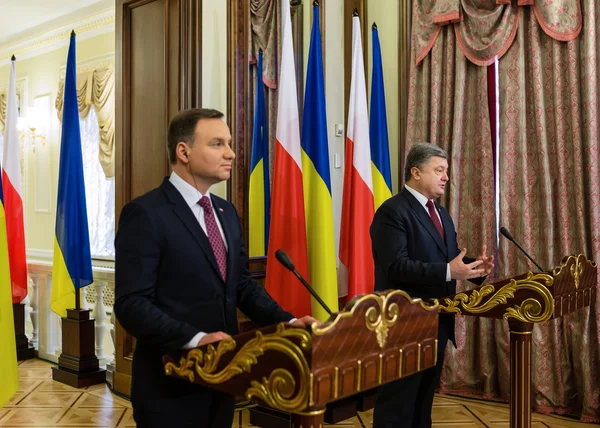 President van de Republiek Polen Andrzej Duda — Stockfoto