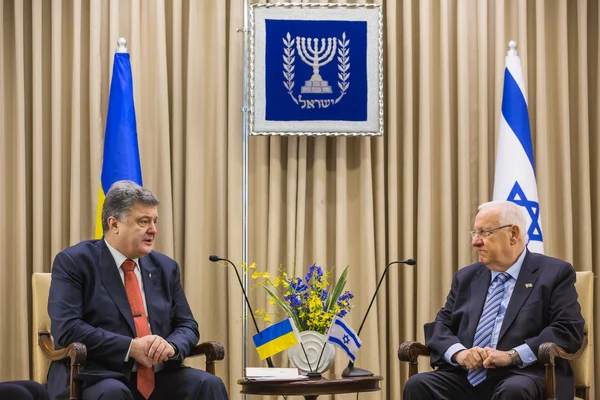 Israelischer Präsident reuven rivlin — Stockfoto