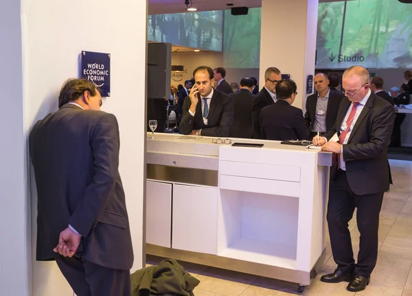 Światowe Forum ekonomiczne w Davos (Szwajcaria) — Zdjęcie stockowe