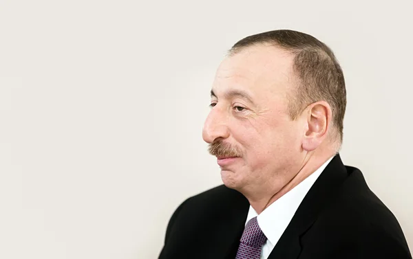 Presidente do Azerbaijão Ilham Aliyev — Fotografia de Stock