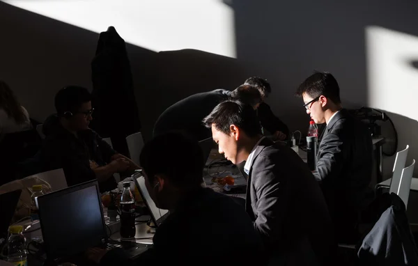 World Economic Forum Annual Meeting 2016 in Davos, Switzerland — Stock Photo, Image