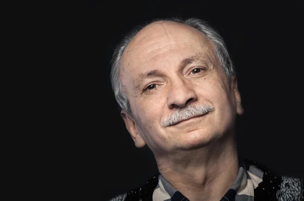 Closeup portrait of an old man — Stock Photo, Image