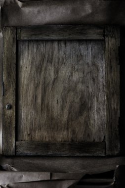 Ahşap arka plan - vintage tarzı etkisi resim çerçeve