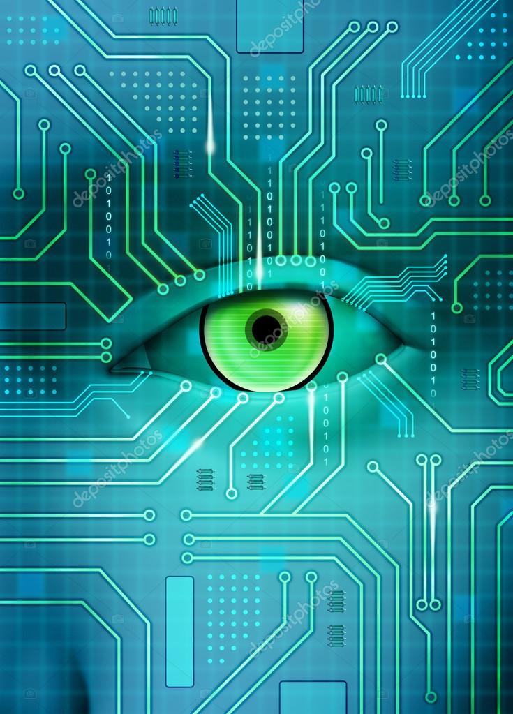 Electronic eye — Stock Photo © Andreus 56651981
