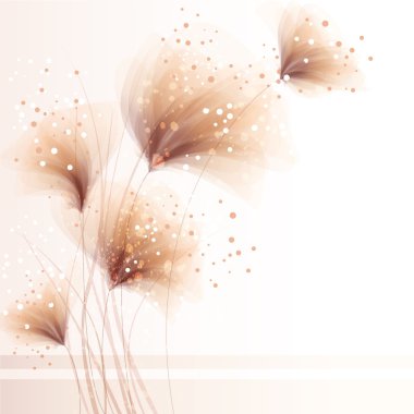 Çiçekli vektör arkaplanı