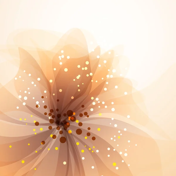 Vector achtergrond met pastel bloemen — Stockvector