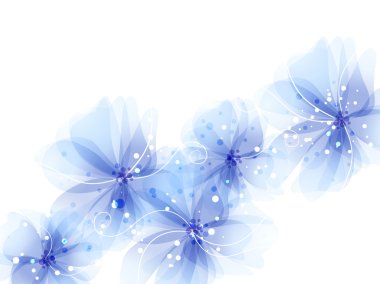 Çiçekli vektör arkaplanı