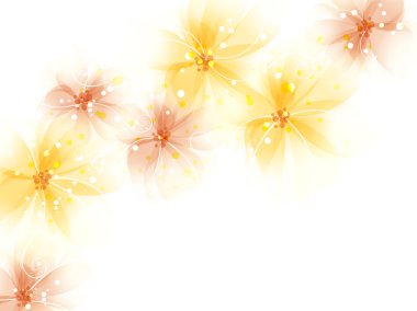 Çiçekli vektör arkaplanı