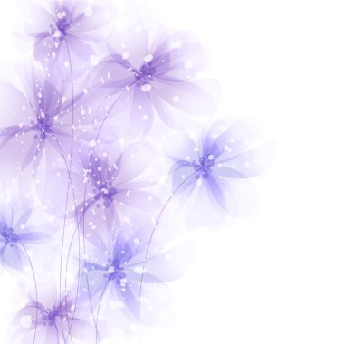 Çiçekli vektör arkaplanı