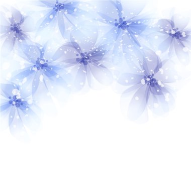 Çiçekli vektör arkaplanı