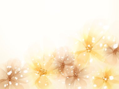 Çiçekli vektör arkaplanı