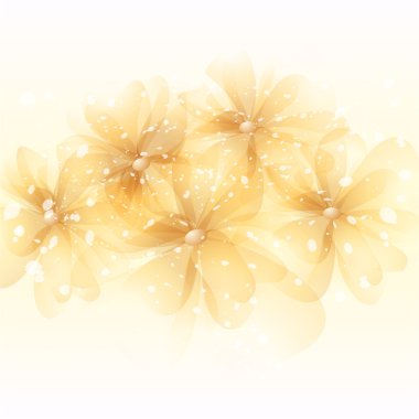 Çiçekli vektör arkaplanı