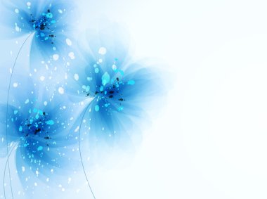 Çiçekli vektör arkaplanı