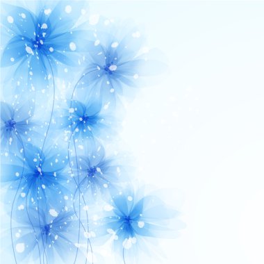 Çiçekli vektör arkaplanı