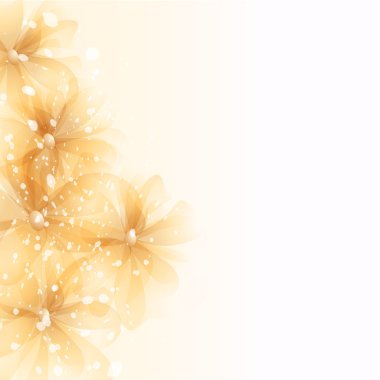 Çiçekli vektör arkaplanı