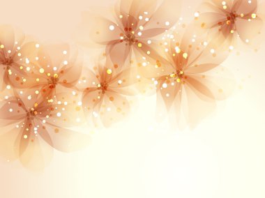 Çiçekli vektör arkaplanı