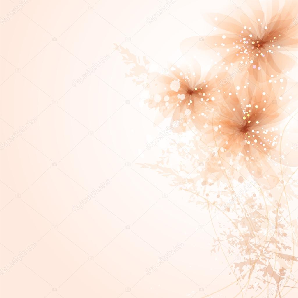 パステルの花のベクトル背景 ストックベクター C Almatea