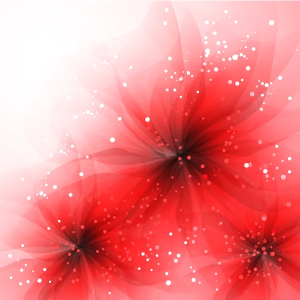 Vektorové pozadí s pastelovými květy — Stockový vektor
