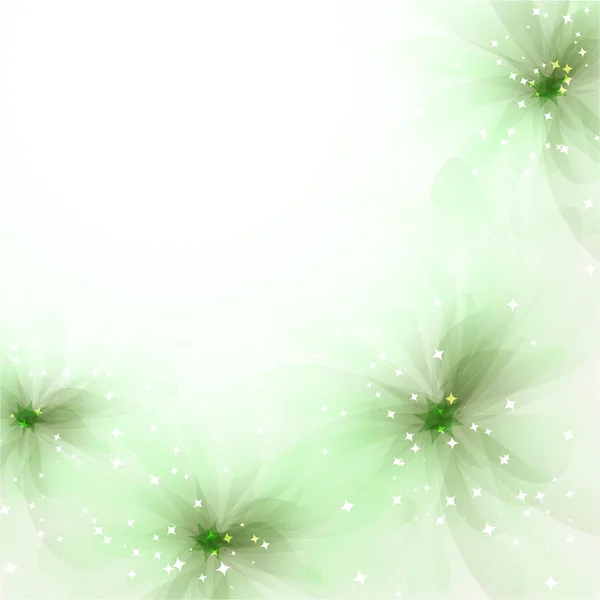 Fond vectoriel avec fleur — Image vectorielle