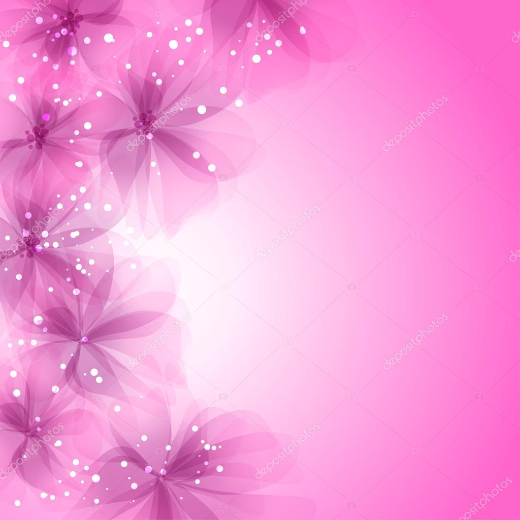 Vector background with flowers Stock Vector Image by ©almatea 82037758