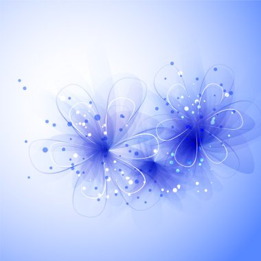 Çiçekli vektör arkaplanı