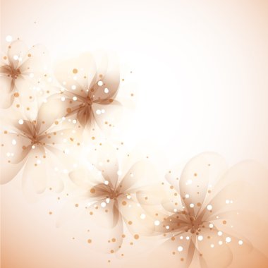 Çiçekli vektör arkaplanı