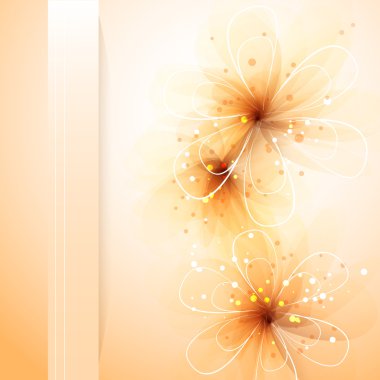 Çiçekli vektör arkaplanı