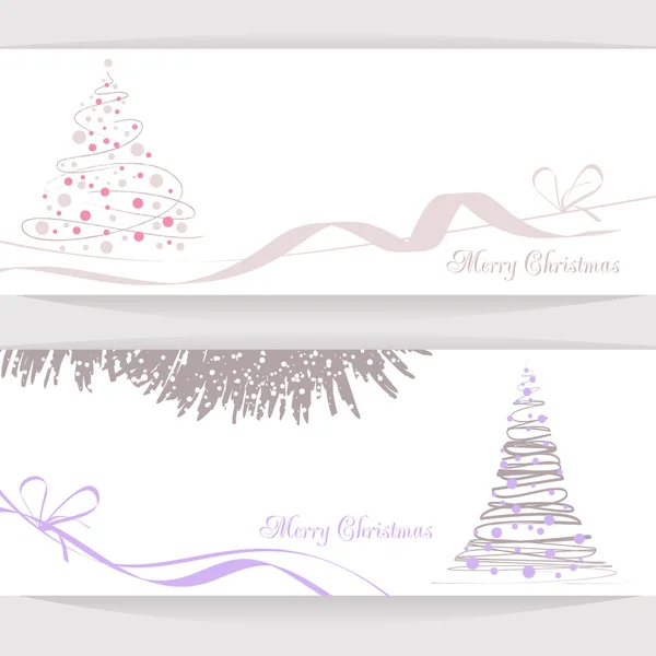 Vector header Christmas Background — Stock Vector