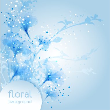 Çiçekli vektör arkaplanı