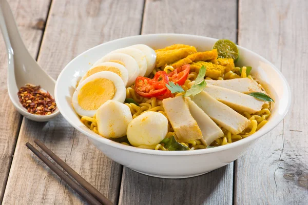 Curry Laksa which — Stock Photo, Image