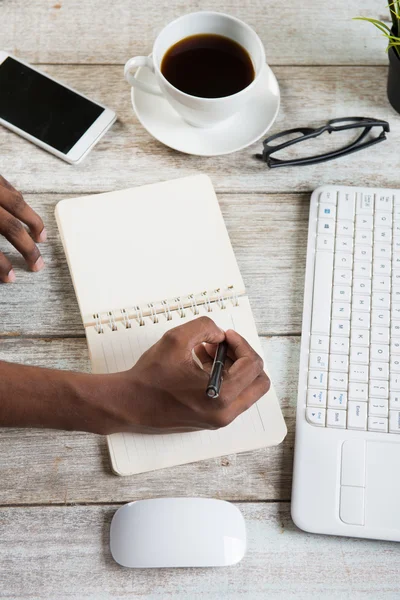 Mix of office supplies — Stock Photo, Image