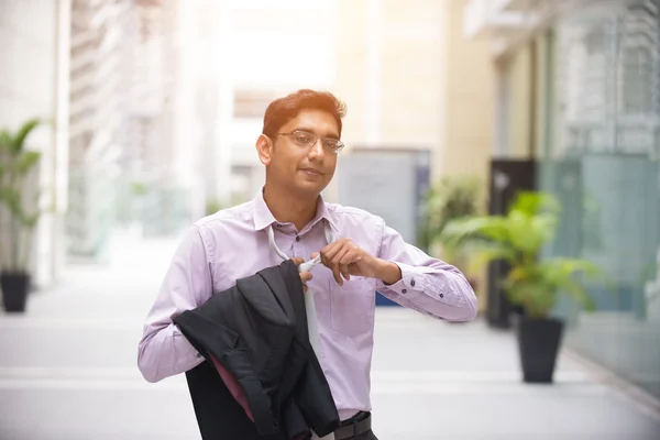 Indian business man relax — Stock Photo, Image