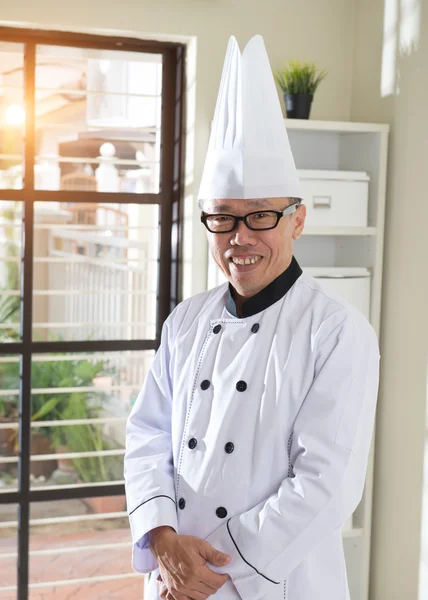 Asiatico maschio chef — Foto Stock