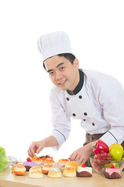 Asian male chef — Stock Photo, Image