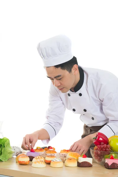 Ázsiai férfi szakács — Stock Fotó
