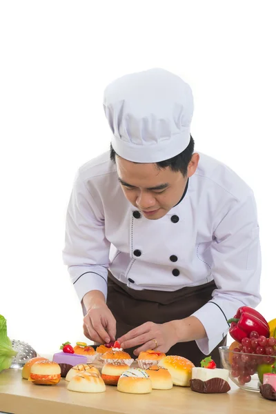 Asian male chef — Stock Photo, Image