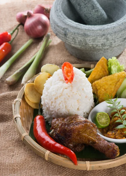 Conjunto de arroz frito —  Fotos de Stock