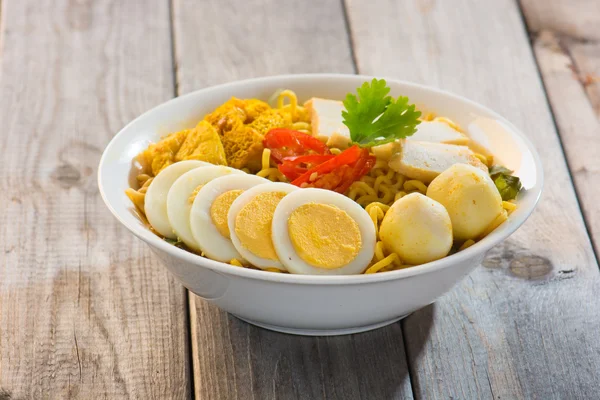 Singapurski makaron curry — Zdjęcie stockowe